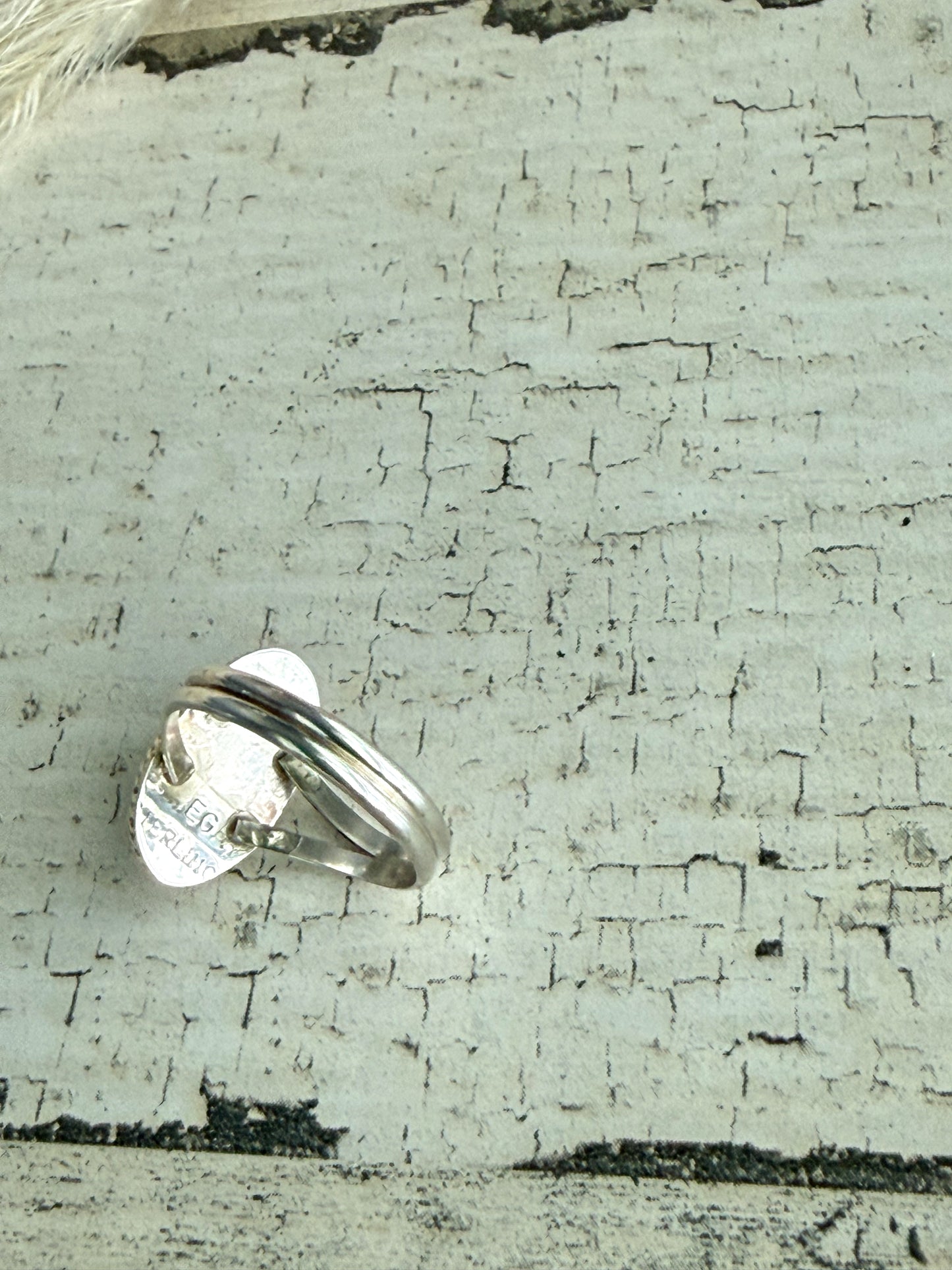 Native American Red Spiny Ring 7.5