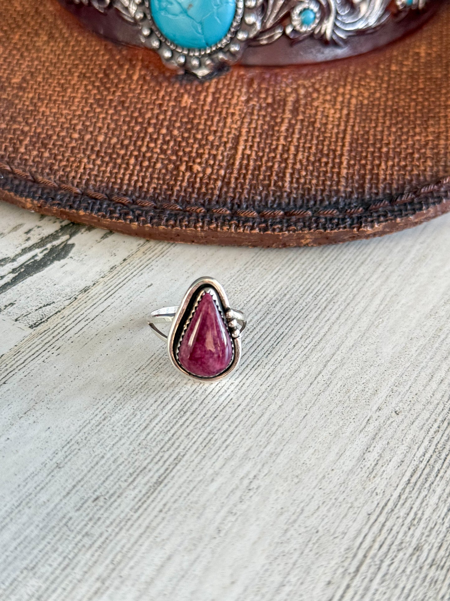 Native American Purple Spiny Ring 8.5