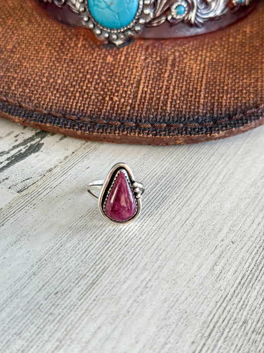 Native American Purple Spiny Ring 8.5