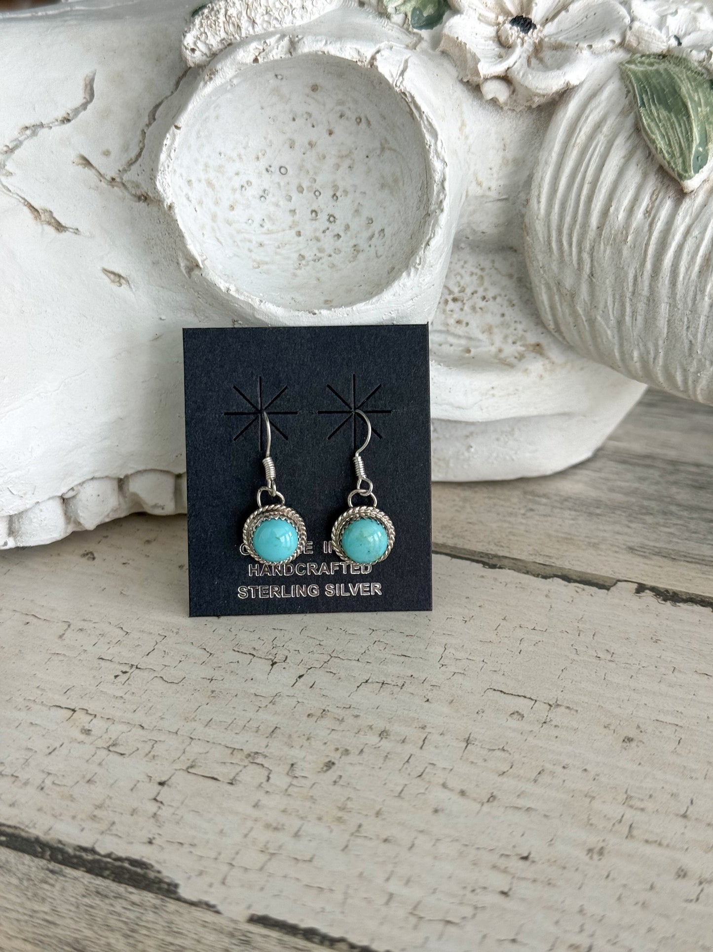 Native American Kingman Dangle Earrings