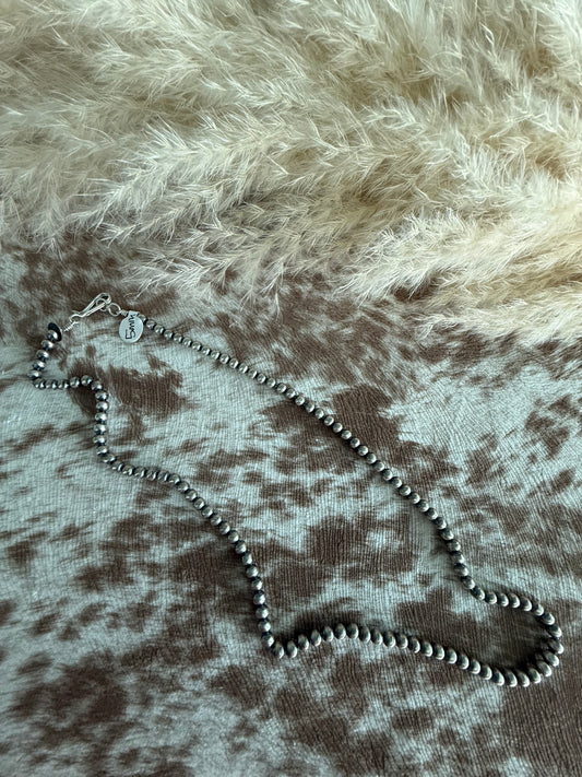 Native American Navajo Pearls 22" 5mm