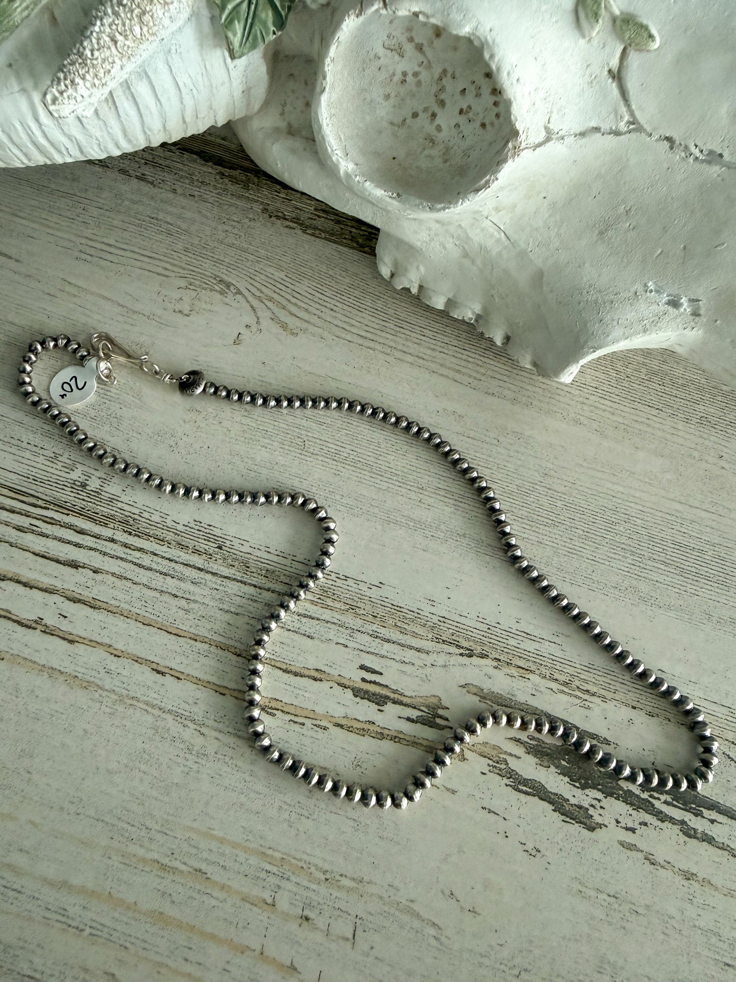 Native American Navajo Pearls 20" 4mm