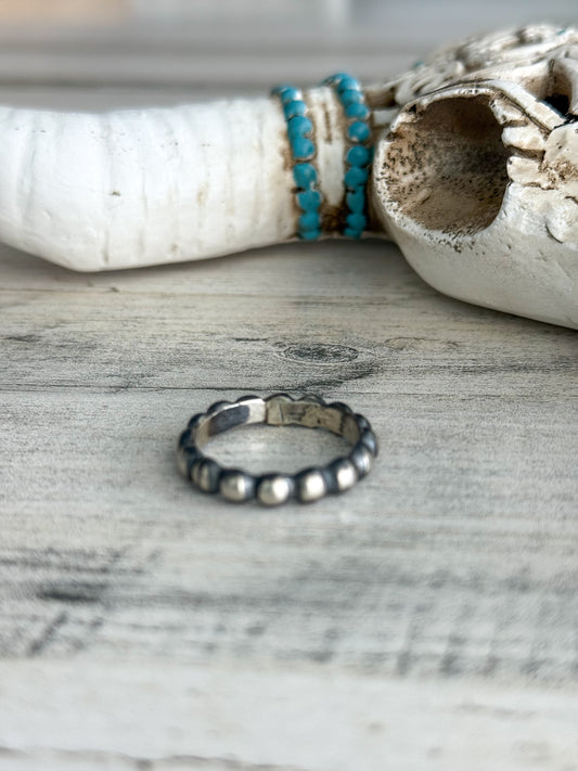 Native American Made Sterling Band Ring 10.5