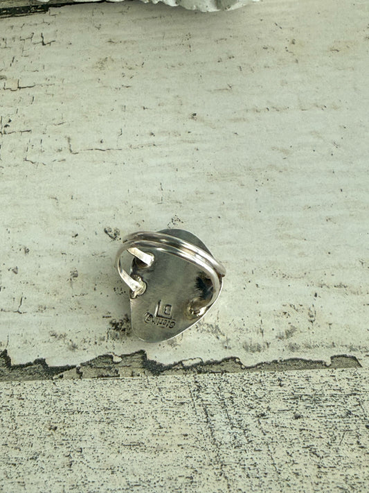 Native American Badger Paw Ring 7.75