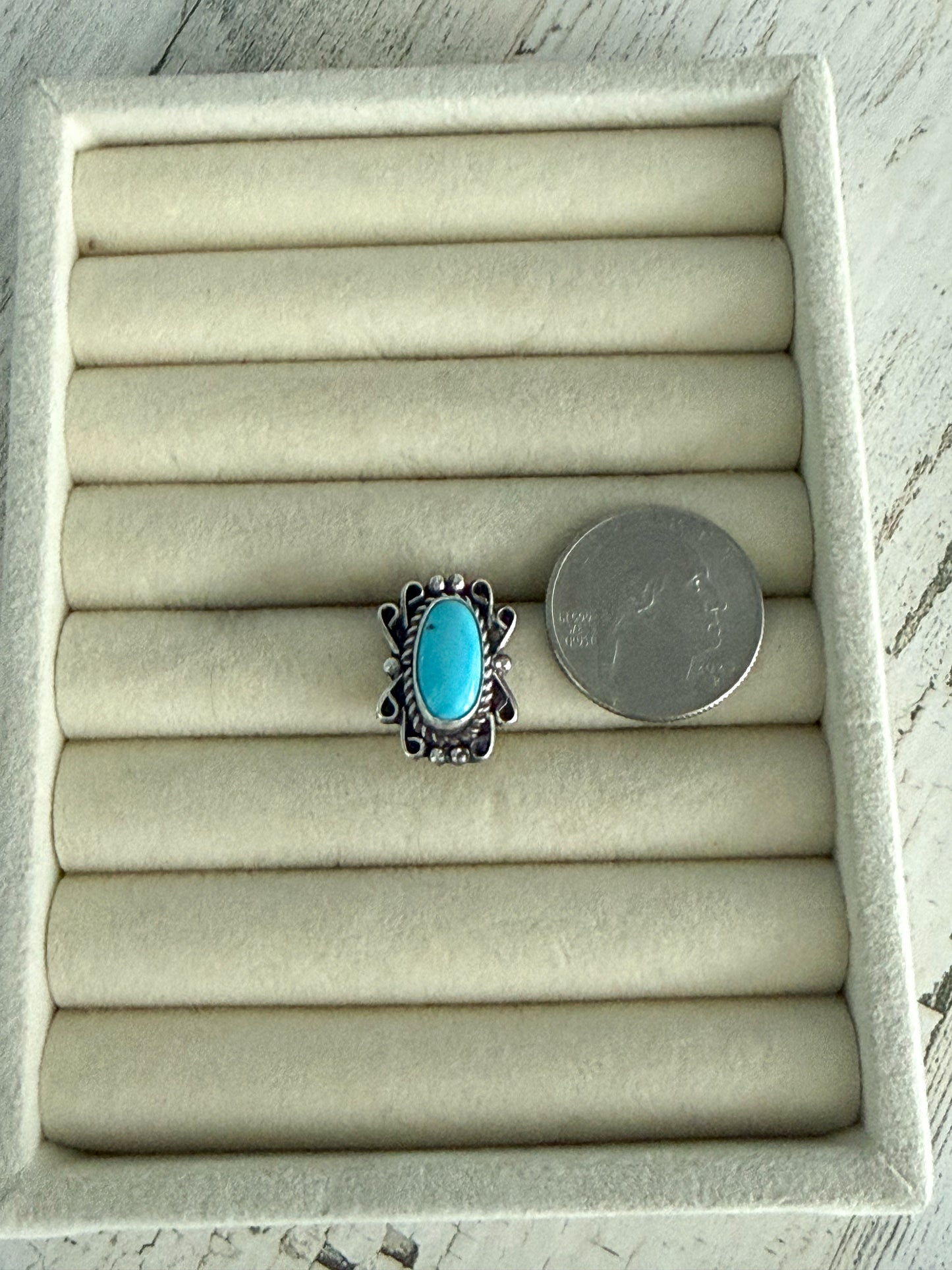 Native American Sterling Turquoise Earrings