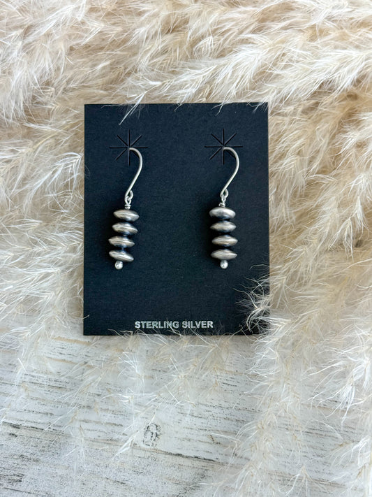 Native American Navajo Pearl Earrings