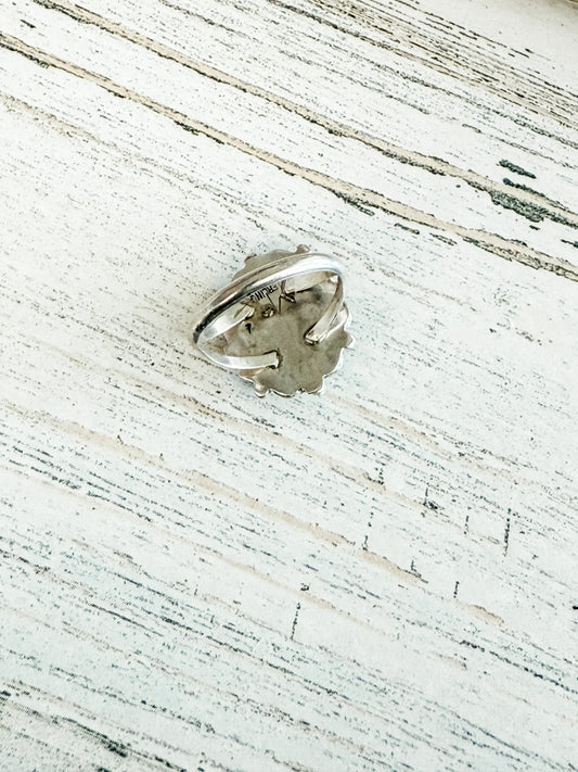 Native American Turquoise Ring 8.5