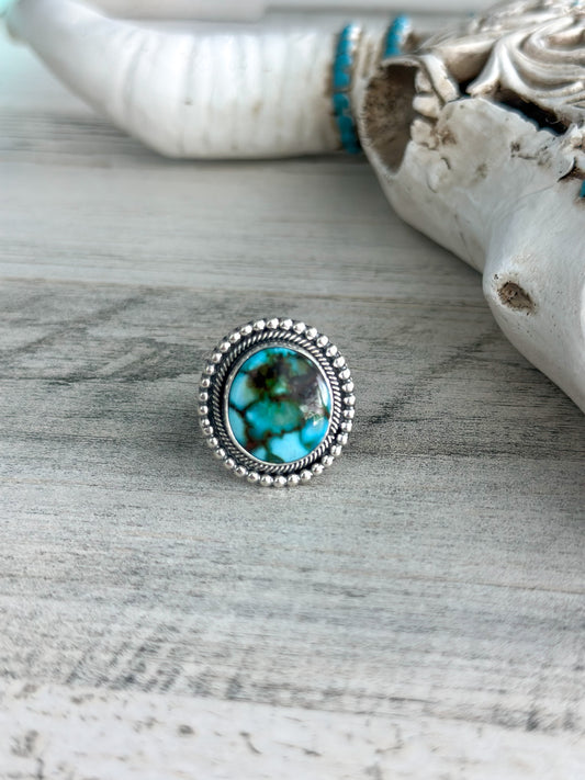 Native Made Kingman Ring Size 8