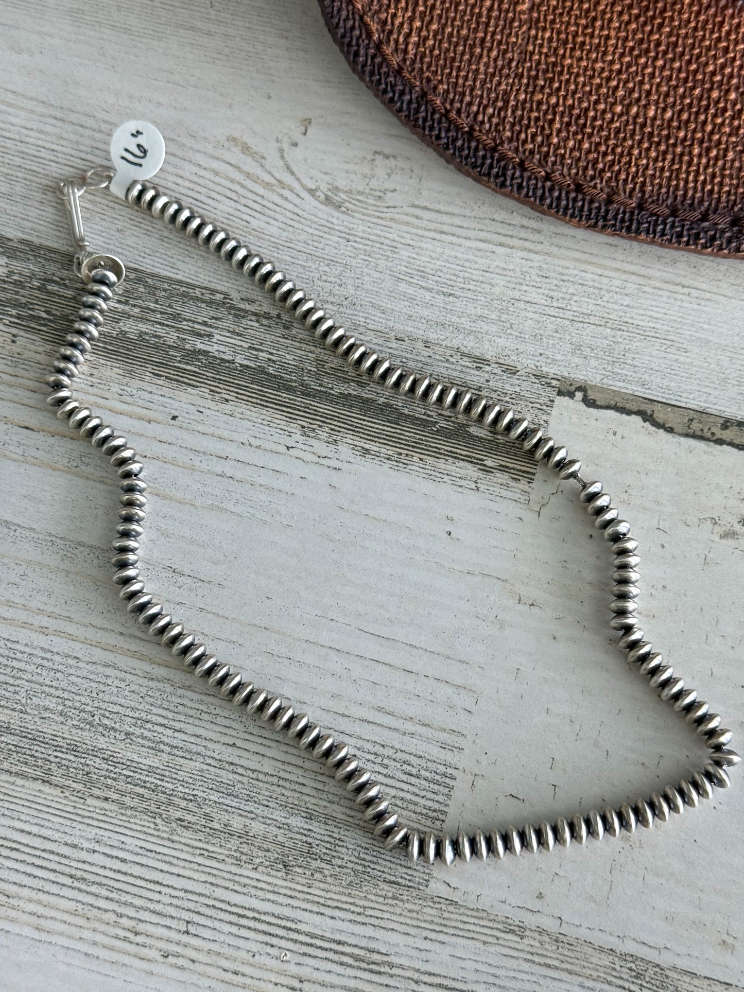 Native American Navajo Pearls 16" 5mm