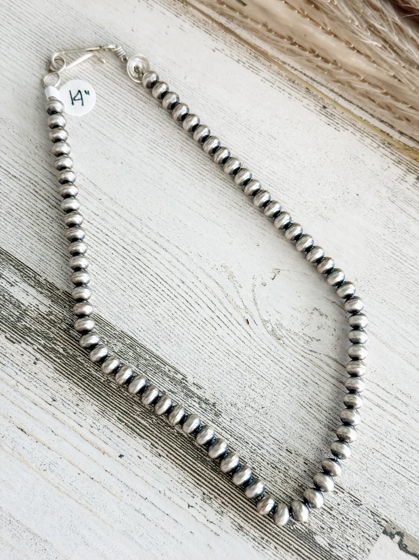 Native American Navajo Pearls 14" 6MM