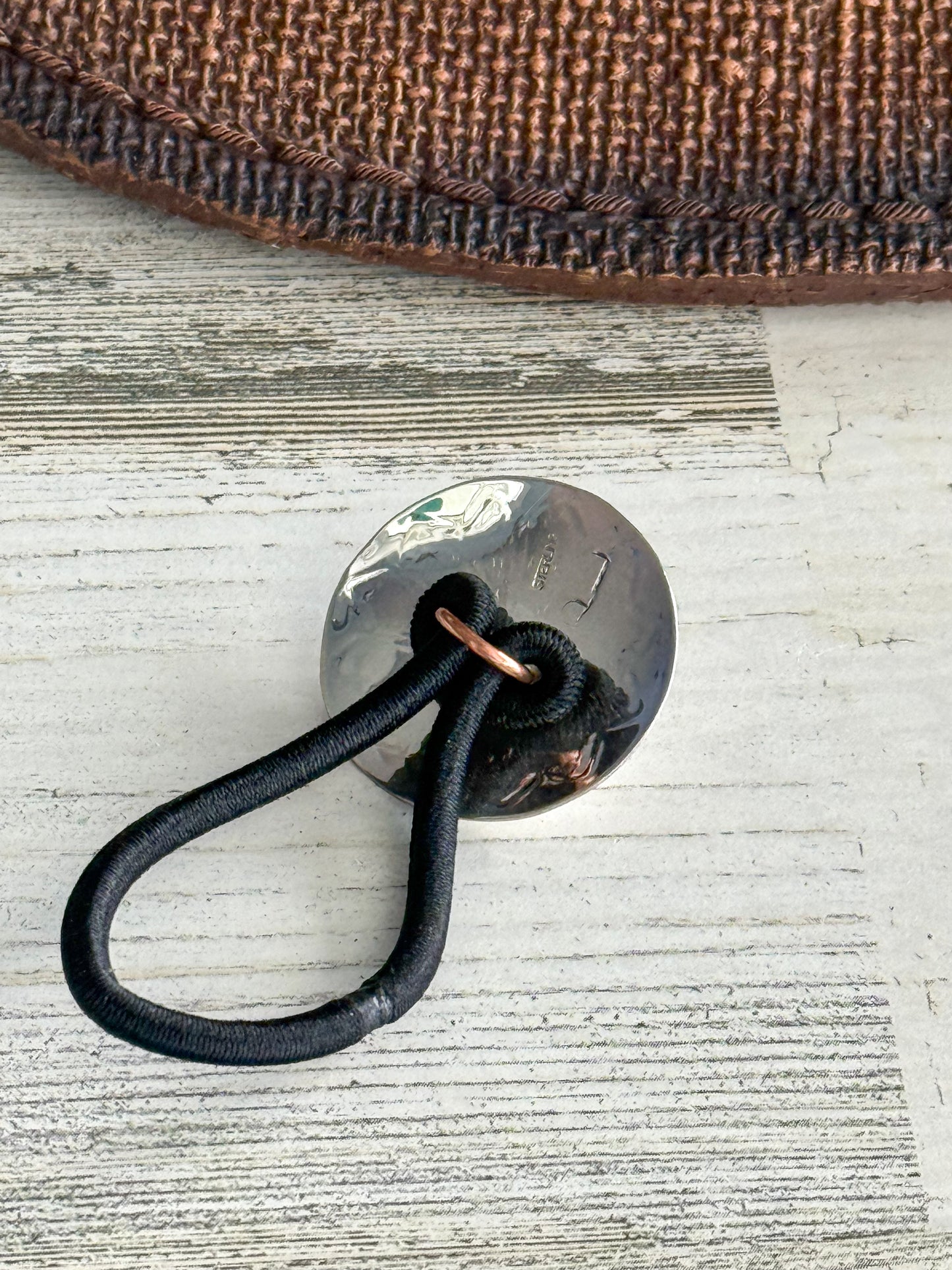 Native American Concho & Turquoise Hair Tie