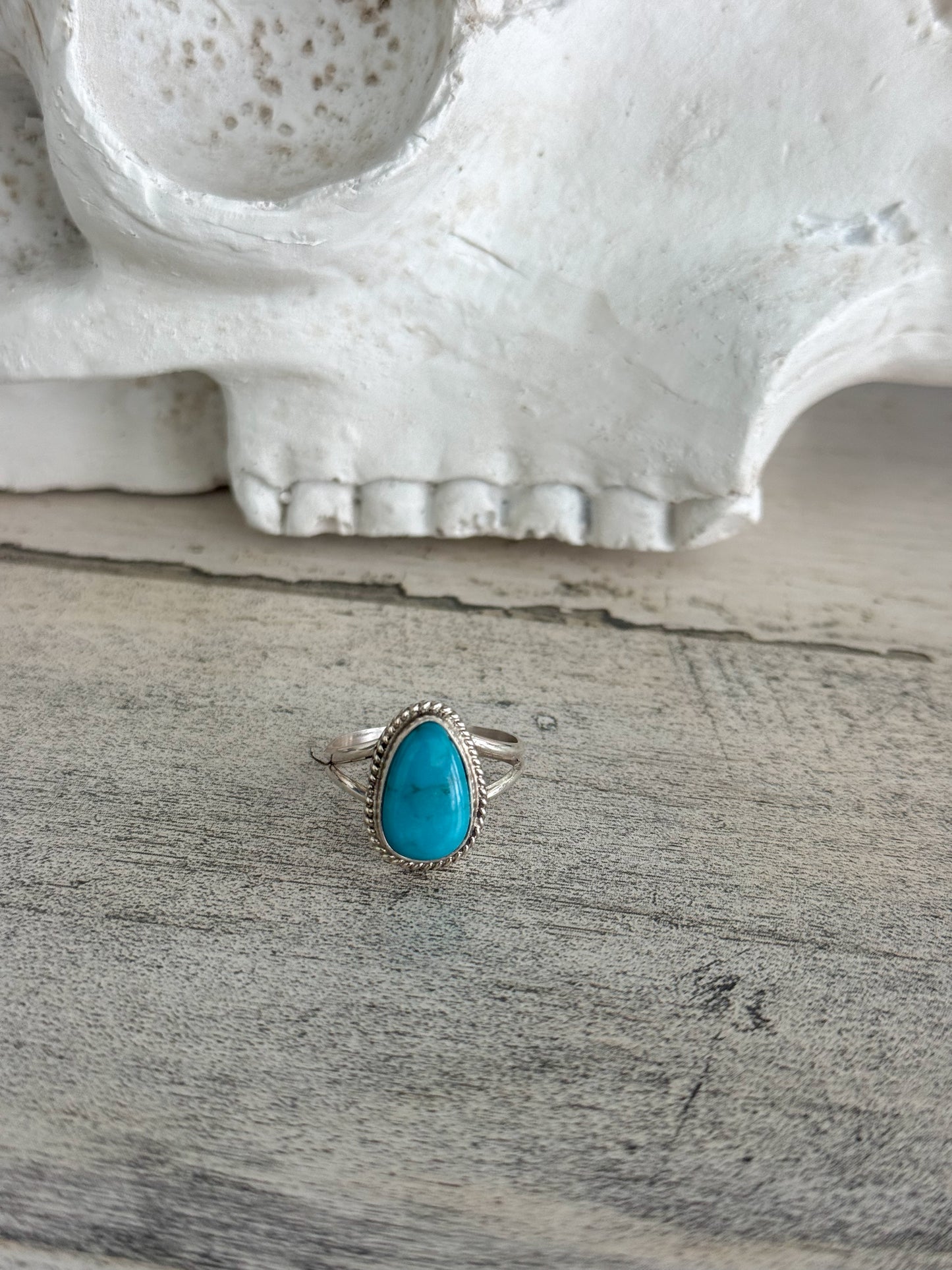 Native American Kingman Ring 8.5