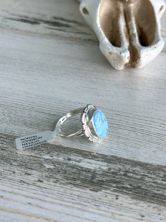 Native Made Golden Hills Ring Size "8"