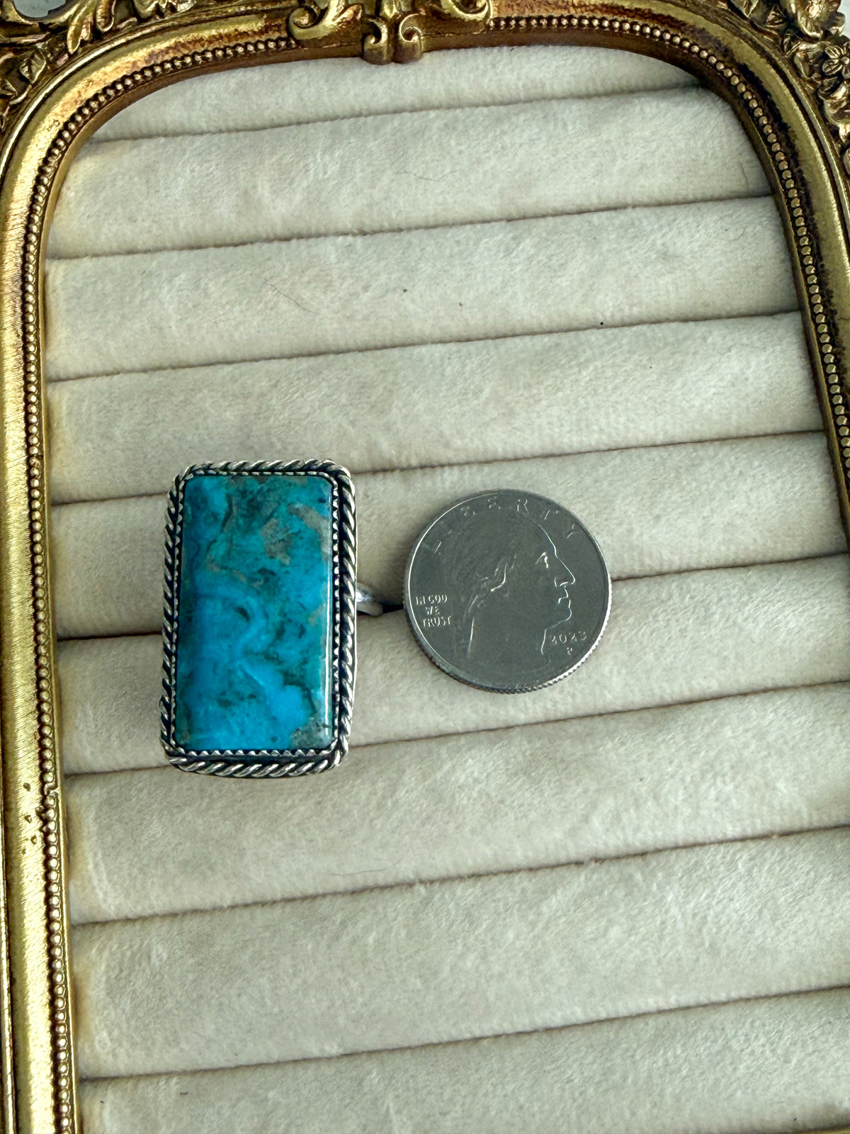 Native American Kingman Adjustable Ring