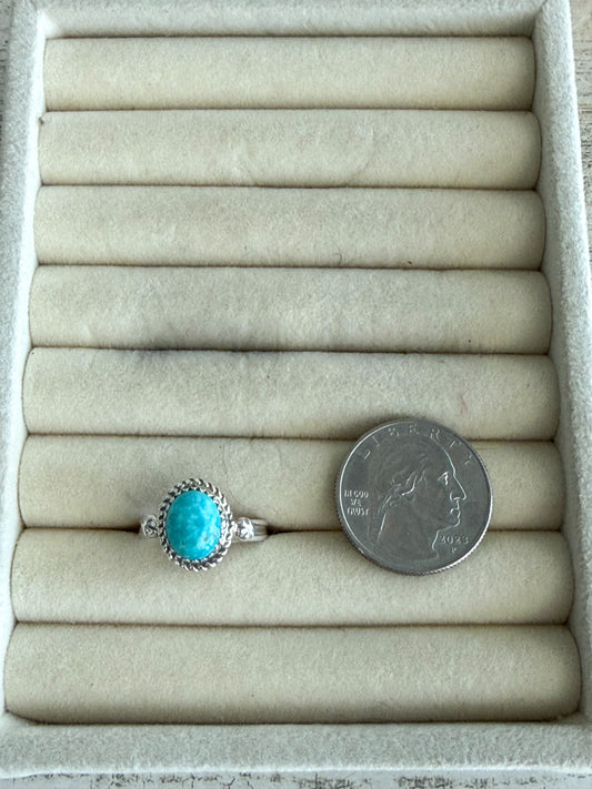 Native American Turquoise Ring 8.5