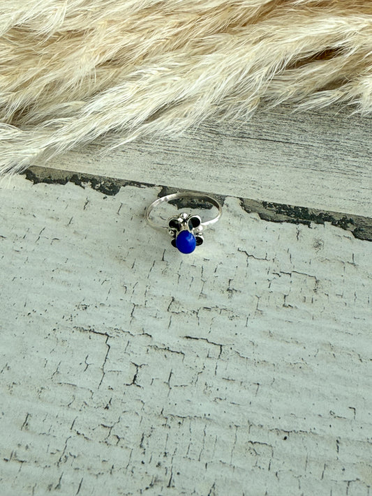 Native American Lapis Ring 5.5