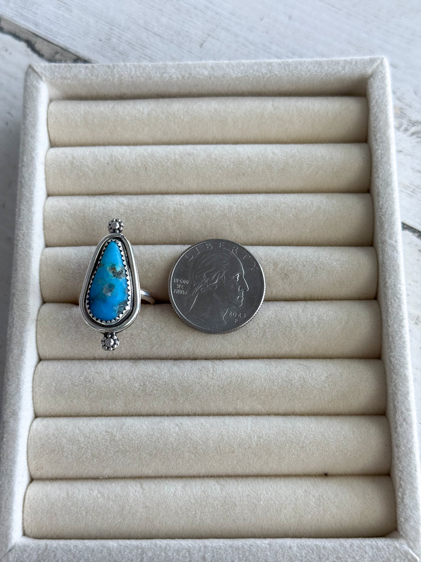 Native American Kingman Adjustable Ring