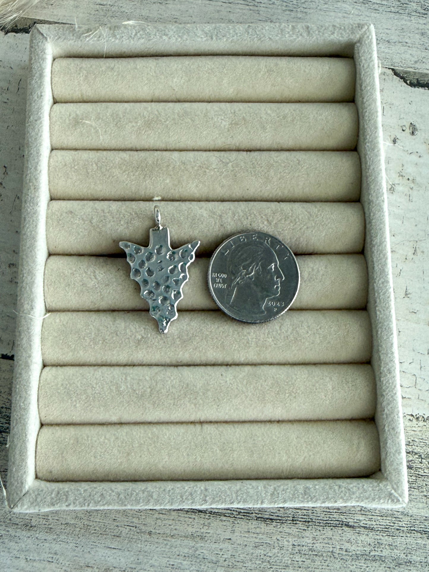 Native American Sterling Arrowhead Pendant