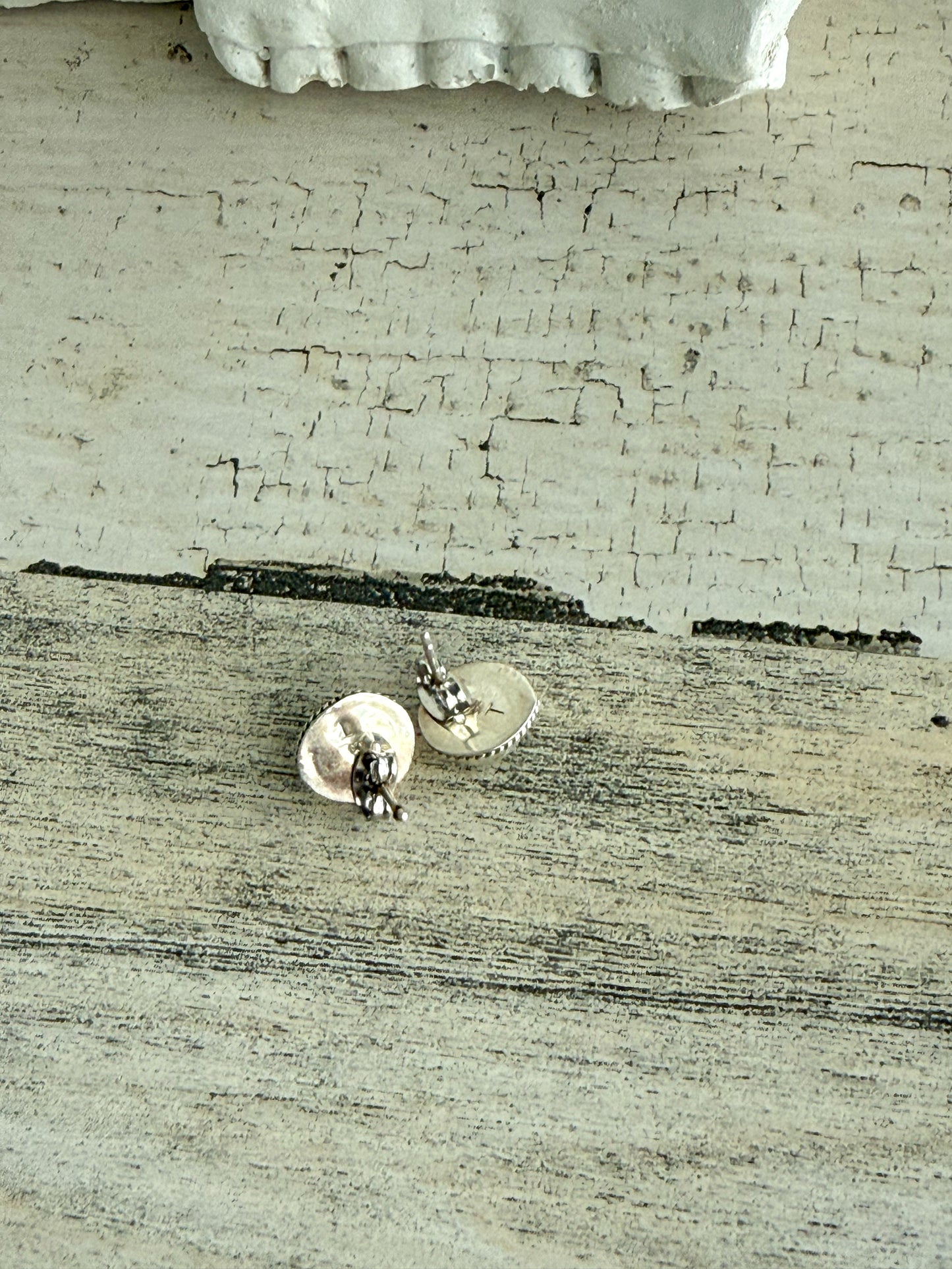 Native American Black Onyx Stud Earrings