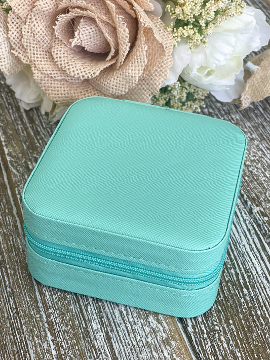 Turquoise Divas Travel Jewelry Box